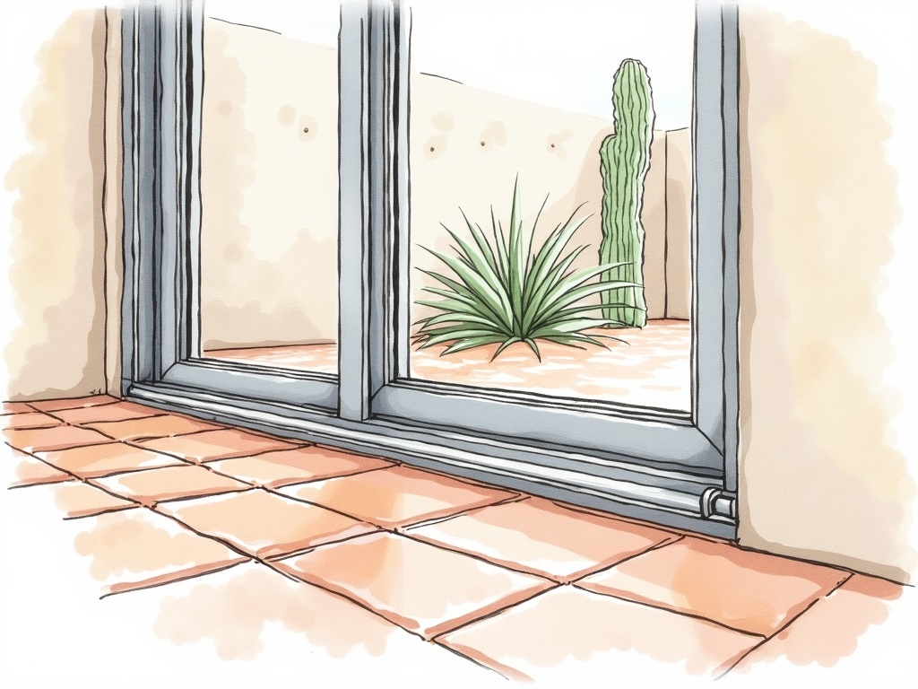 Morristown, AZ New rollers and clean track installed during a sliding door repair service call in the Rockaway Hills area of Morristown Arizona